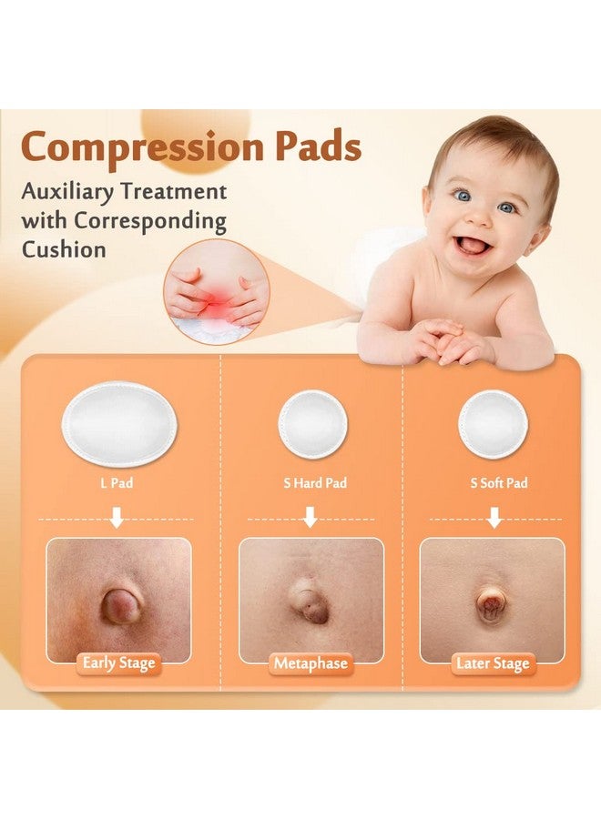 Mybow Umbilical Hernia Belt Baby Belly Button Band Newborn Cover Infant Tummy Wrap Umbilical Cord Belt Baby Support Truss Child Adjustable Belly Band Abdominal Navel Relief (Medium) - Image 3