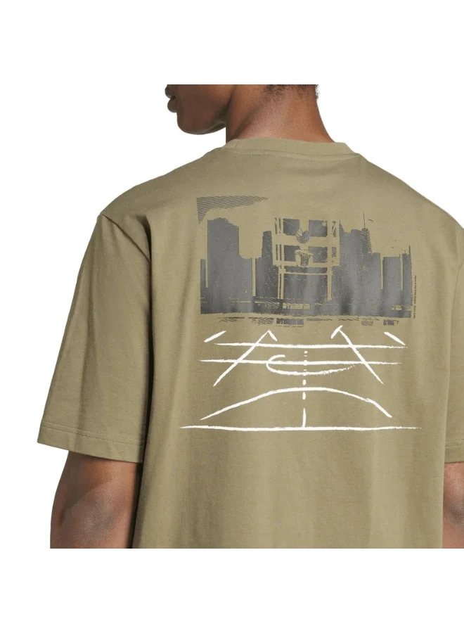 Adidas codes photoreal men graphic t-shirt