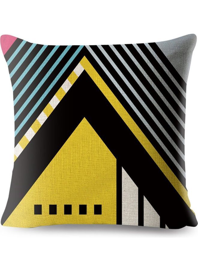 نيبمينينت غطاء وسادة بتصميم خطوط متعددة لديكور المنزل متعدد الألوان