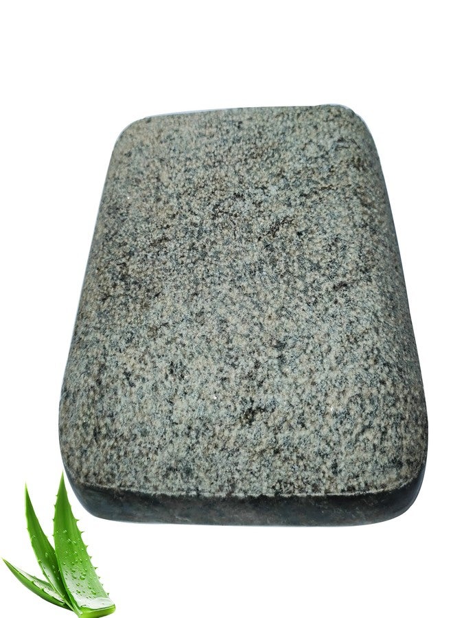 Neolithic- Granite Foot Cleaning Stone|Dead Skin|Scrubber| Callus Remover| Turmeric Rubbing Stone| 6 * 6 Inches - Small Size - Image 1