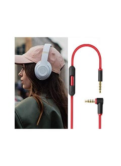 erorex كابل بديل لسماعات Beats Studio 3 2 Mixr Sound Engineer Pro Solo 3 2 مع ميكروفون مدمج Beats By Dr Dre Solo Studio Pro Detox سلك تمديد  - Image 4