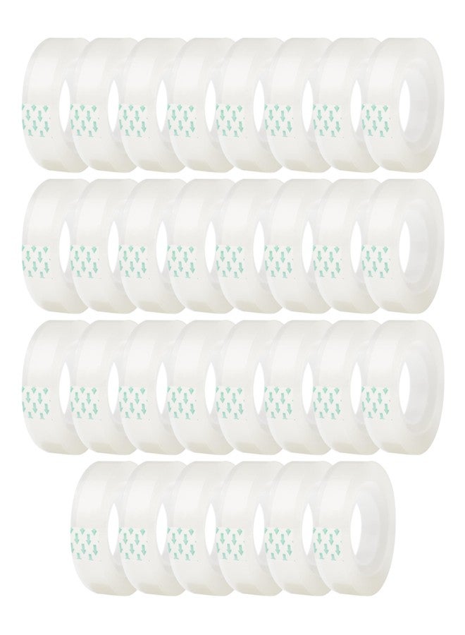 Ykimok 30 Rolls Transparent Clear Tape Refills for Dispenser, Sturdy Tape(Not Easily Tear), 0.7 Inch, 27.3 Yard, Perfect for Office, Home, School - Image 1