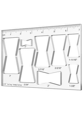 Hecfu 8 in 1 Router Template for Woodworking Router Jig Bowtie Template Bowtie Router Template Jig Kit Butterfly Inlay Template Decorative - pzsku/Z64E479A6B62E3FA00EDDZ/45/1749491844/c3531fa9-669b-44d1-8ce9-dd9417407c17