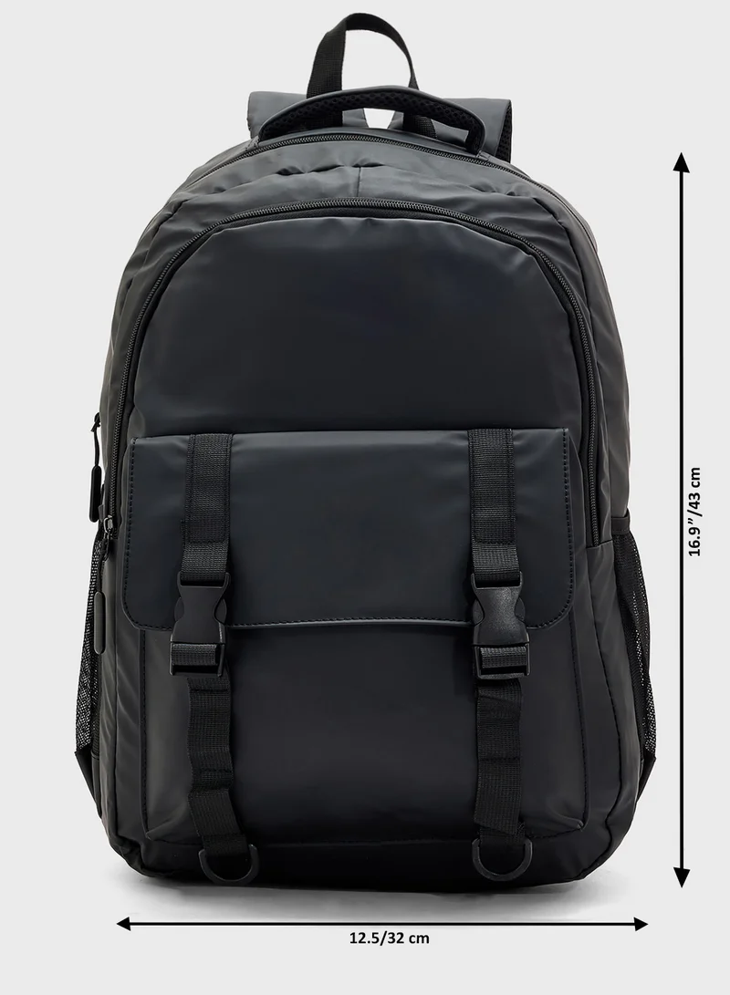 Seventy Five Multiple Compartment Padded Backpack