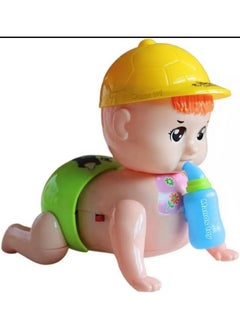 Manos Baby Crawling Light and Musical Moving Toy | Sound Toy for Baby | Musical Toy for Baby | Pack of 3  - Image 2