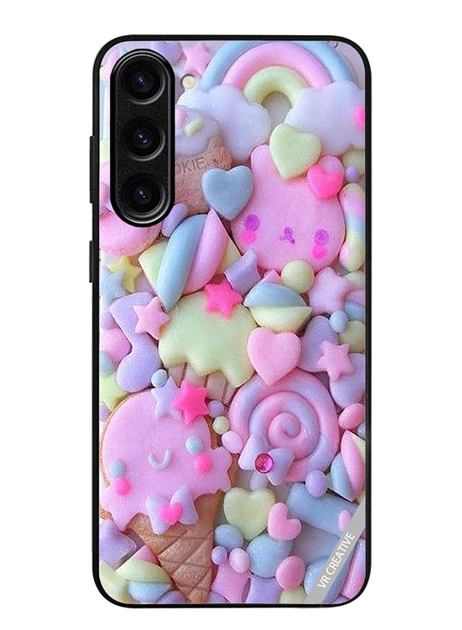 VR CREATIVE Protective Case Cover For Samsung Galaxy S23 FE Kawai Decoden Design Multicolour - Image 1