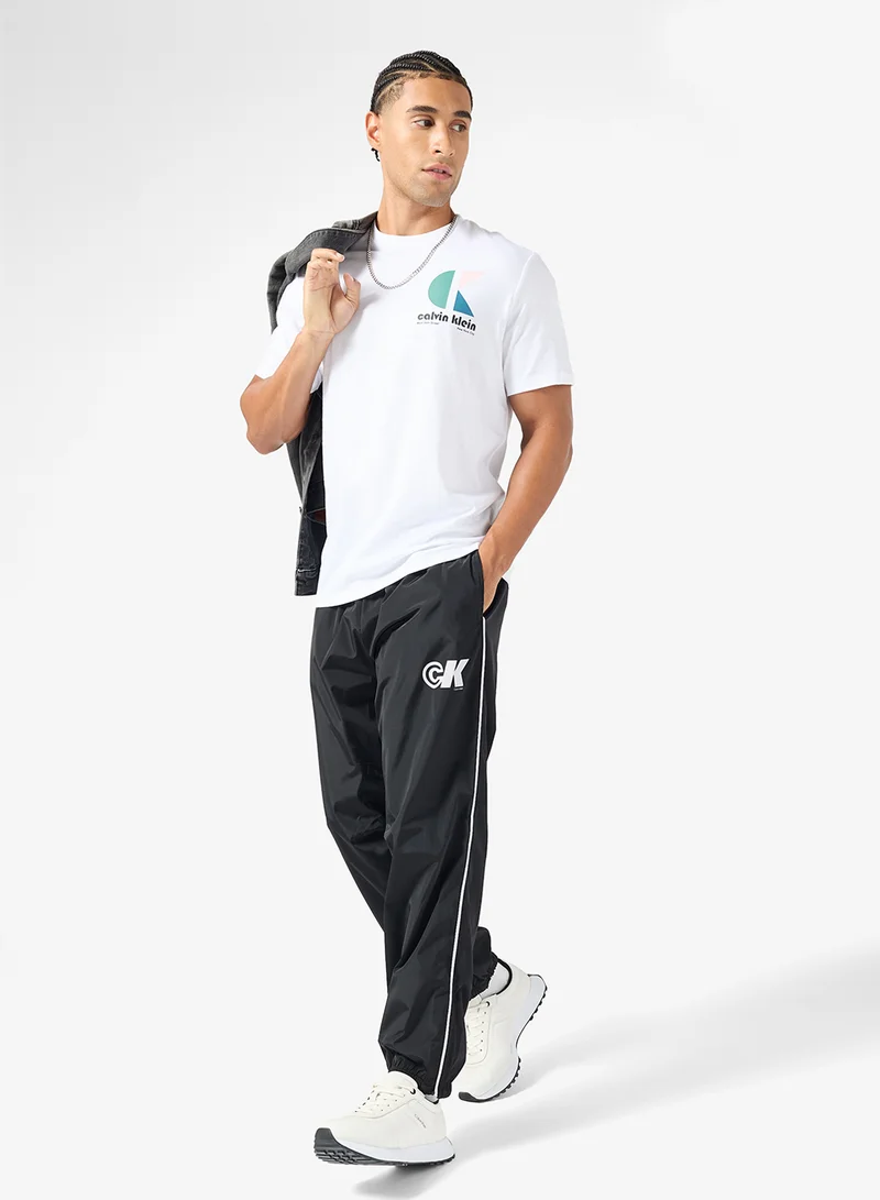 Calvin Klein Jeans Drawstring Straight Joggers
