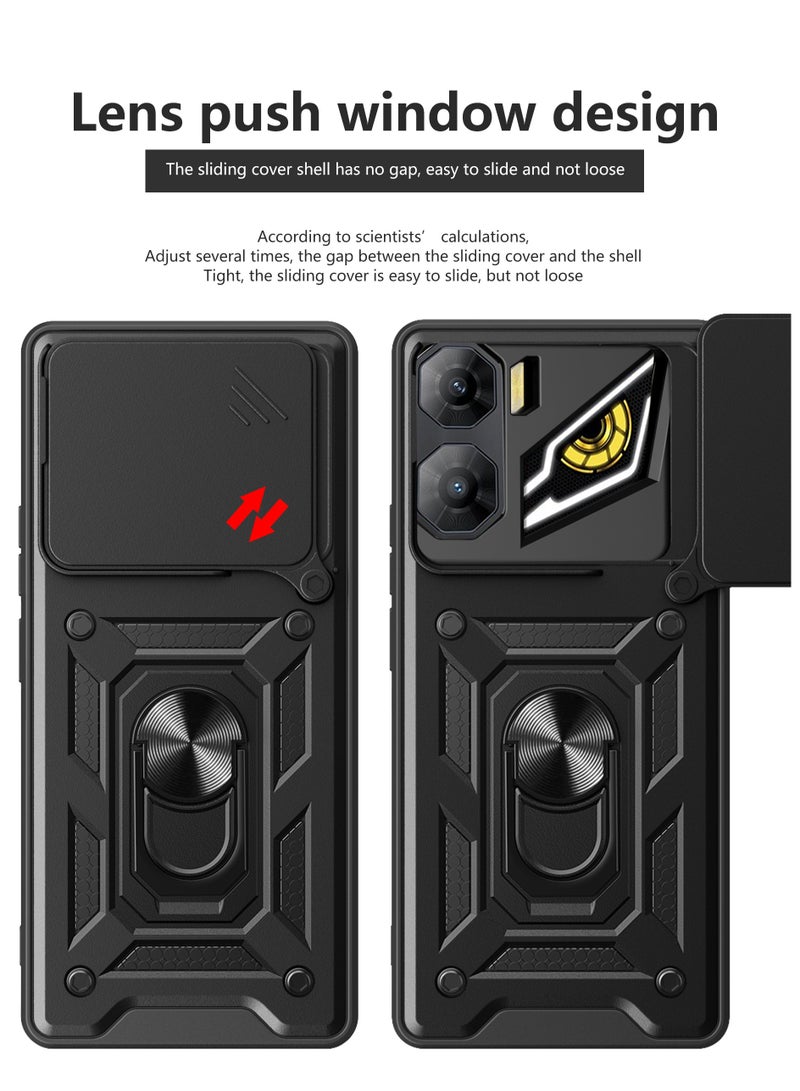 Fankalo Phone Cover for ZTE nubia Neo 3 with Slide Camera Cover Drop Protective Phone Case with Magnetic Car Mount Holder - Image 5