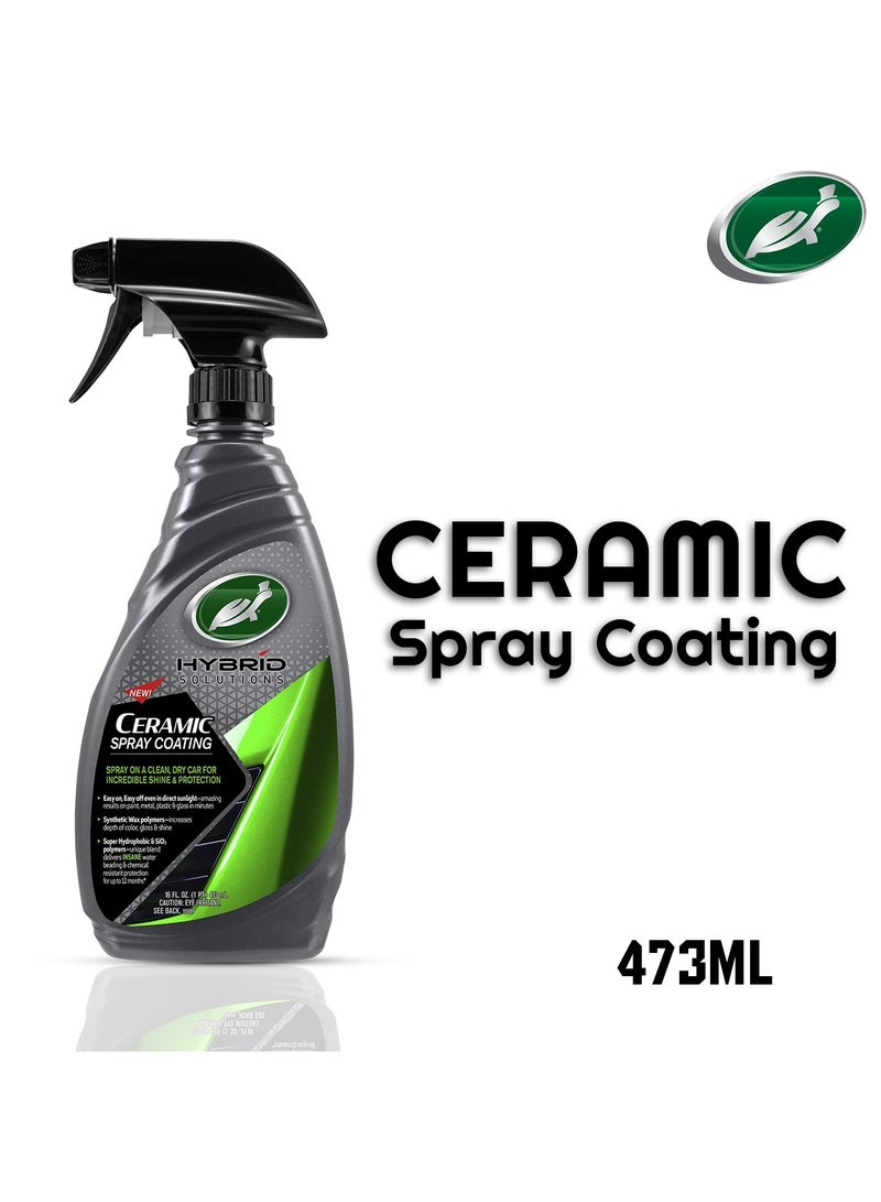 TURTLE Ceramic Spray Coating, Shine Protection Car Ceramic Coating Turtle Wax Hybrid Solutions - 473ml - Image 1