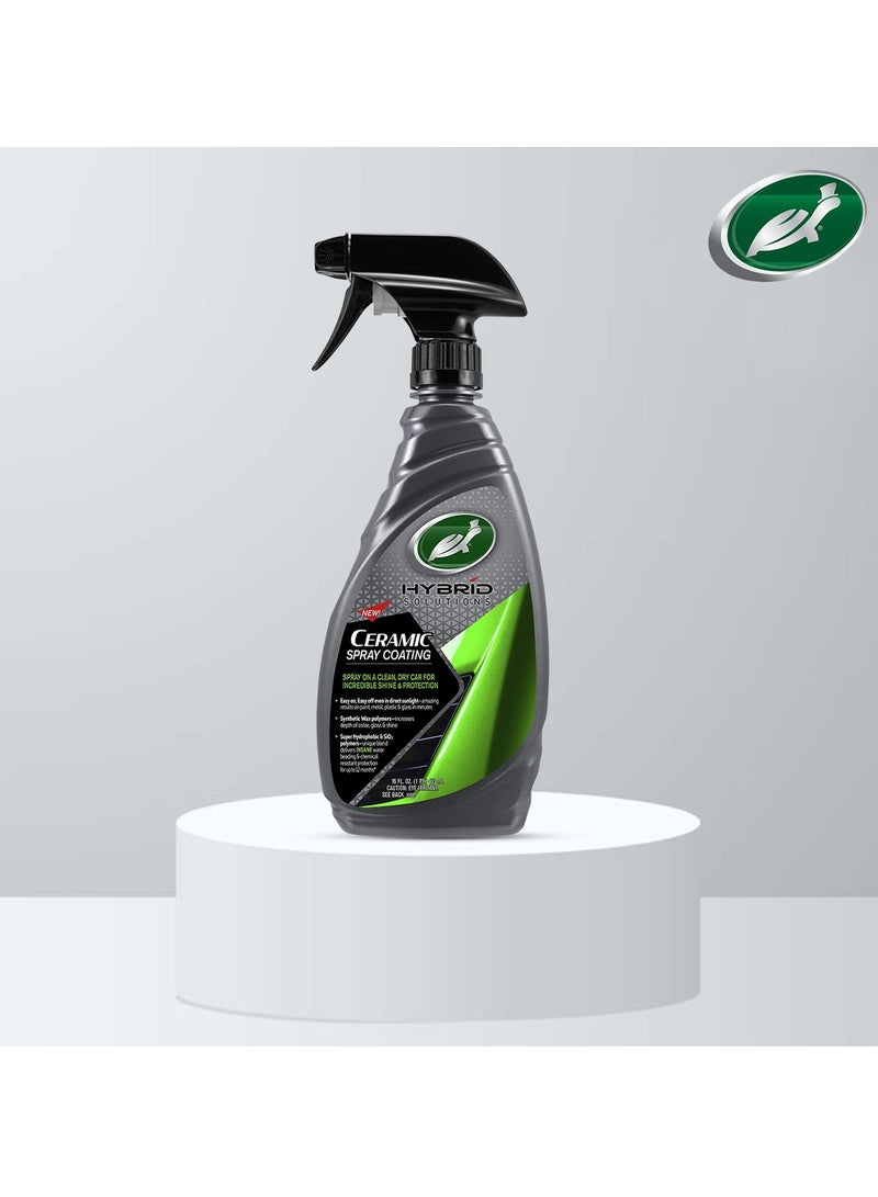 TURTLE Ceramic Spray Coating, Shine Protection Car Ceramic Coating Turtle Wax Hybrid Solutions - 473ml - Image 2