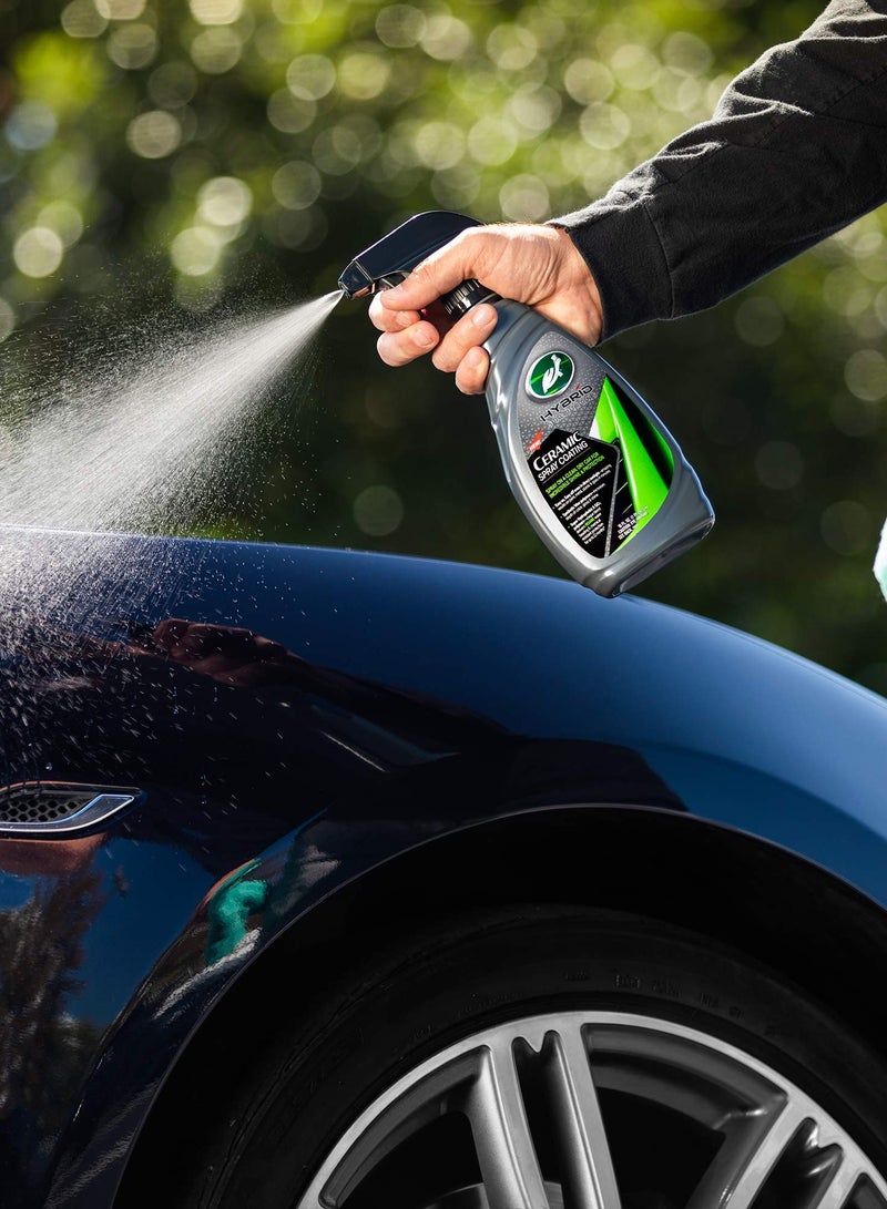 TURTLE Ceramic Spray Coating, Shine Protection Car Ceramic Coating Turtle Wax Hybrid Solutions - 473ml - Image 4