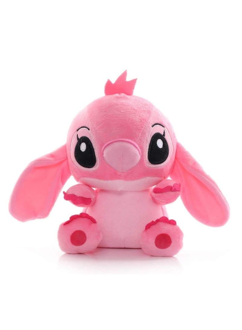 دمى ستيتش القطيفة، مقاس 25سم، وردي