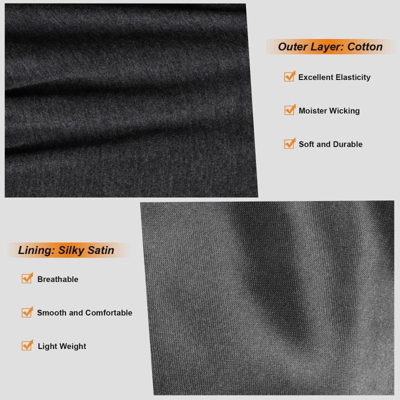 MLTUARG 4 Pieces Satin Lined Turban Silky Head Wraps for Men, Halo Turban Head Scarf for Hair - Image 3