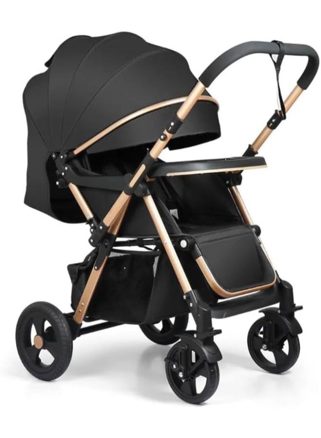 عربة أطفال سهلة الدفع والتحريك – عربة أطفال خفيفة الوزن وقابلة للطي - Image 2