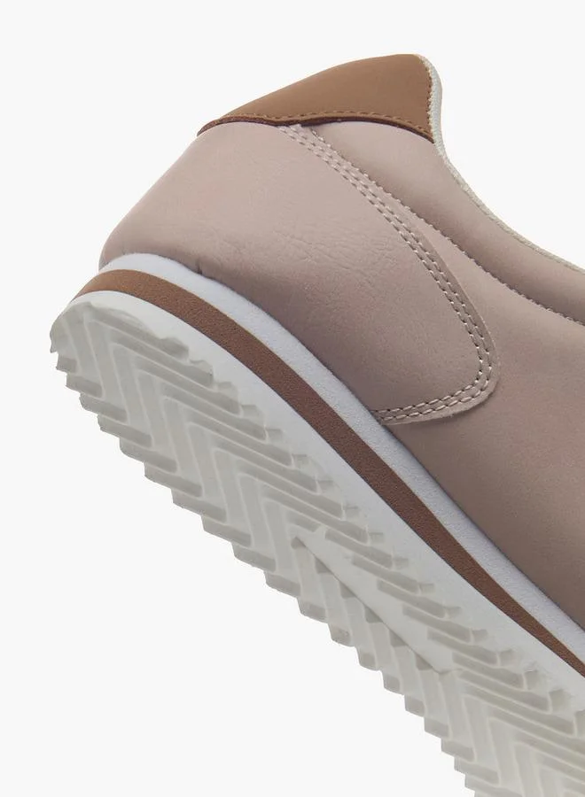 Oaklan By Shoexpress BEIGE Women Lace-Up Sports Shoes for Women | Best Price UAE