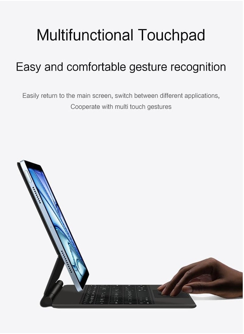 Generic - Keyboard Case for Xiaomi Pad 7/7 Pro 11.2-inch (2024),Magnetic Levitation Bluetooth Wireless Keyboard with Smart Touchpad & Multi-view Stand - Image 1