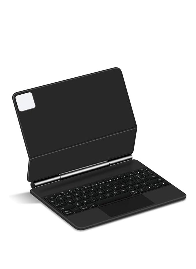 Generic - Keyboard Case for Xiaomi Pad 7/7 Pro 11.2-inch (2024),Magnetic Levitation Bluetooth Wireless Keyboard with Smart Touchpad & Multi-view Stand - Image 1