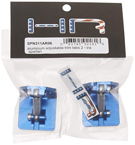 Hot Racing SPN311AR06 Aluminum Adjustable Trims Tabs (2) - Tra Spartan - Image 2