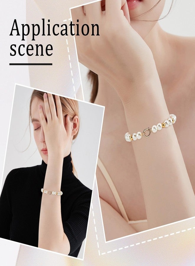 CREATCABIN 14Pcs Necklace Clasps Fold Over Clasps Closures Real 18K Gold Plated Brass Bracelet Clasps Extender Connector for Necklace Bracelet Jewelry Making 7 x 10mm - Image 5