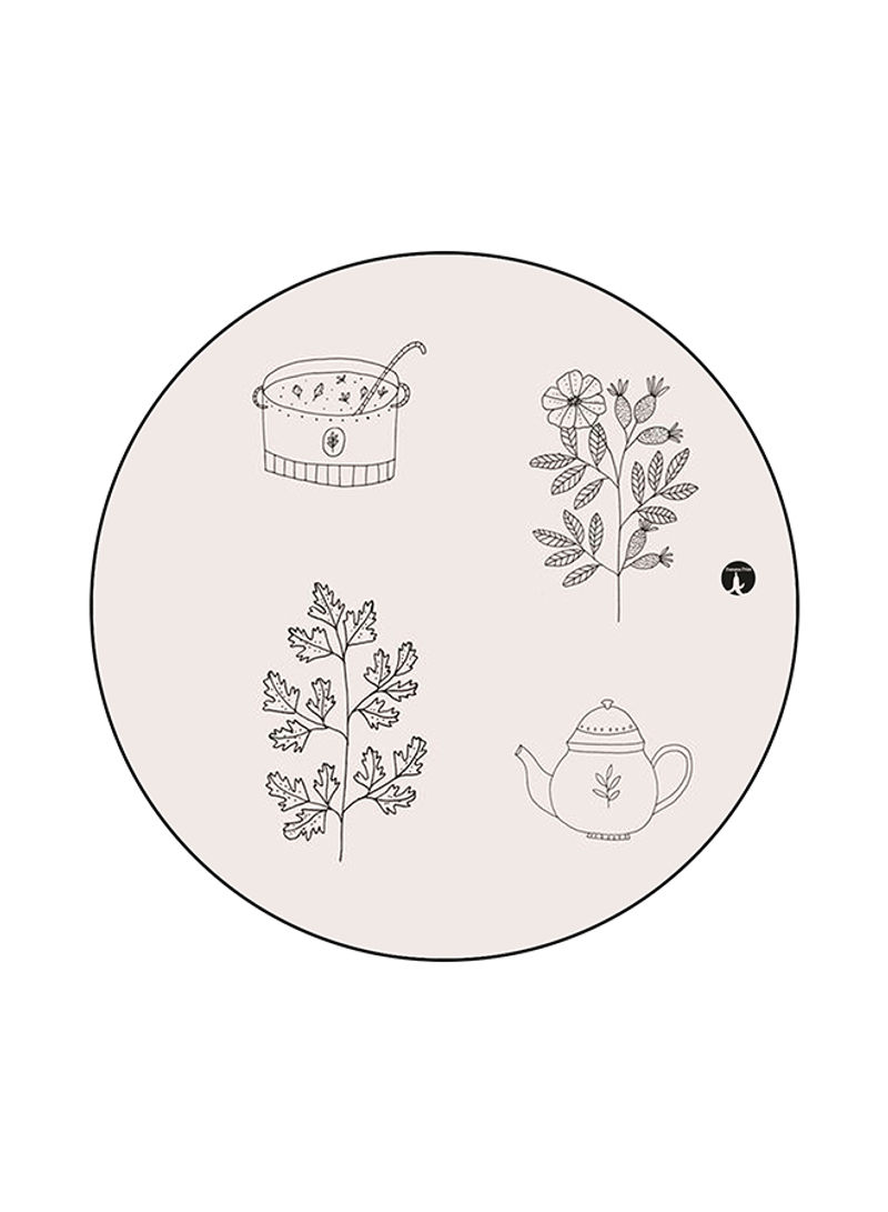 RKN Printed Mouse Pad Beige
