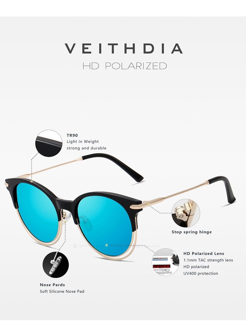Veithdia Original VEITHDIA Sunglasses for females Polarized UV400 protection With Full Set Sun Protection Category 3 Suitable for driving car Light Weight For women  - Image 3
