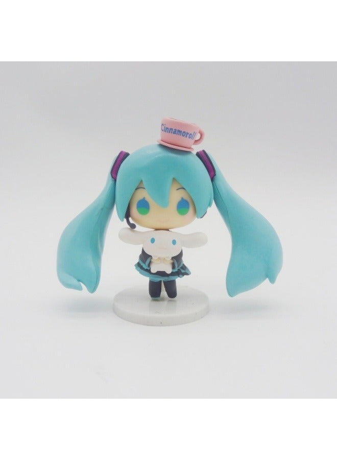 general Hatsune Miku doll Model Desktop Decoration Laurel Dog Model Toy Desktop Collection Decoration Gift for family and friends - Image 2
