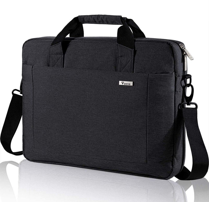 Voova 17 17.3 Inch Laptop Bag Briefcase, Expandable Multi-function Shoulder Messenger Bag, Waterproof Computer Carrying Case with Organizer Pocket for Men Women, Business Travel College School - Image 1