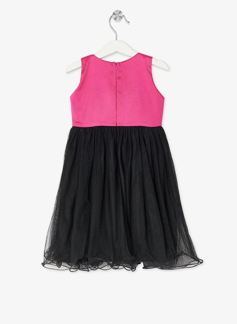 ليتل جولدن ابل فستان تول مزهر