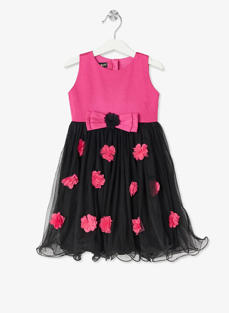 ليتل جولدن ابل فستان تول مزهر