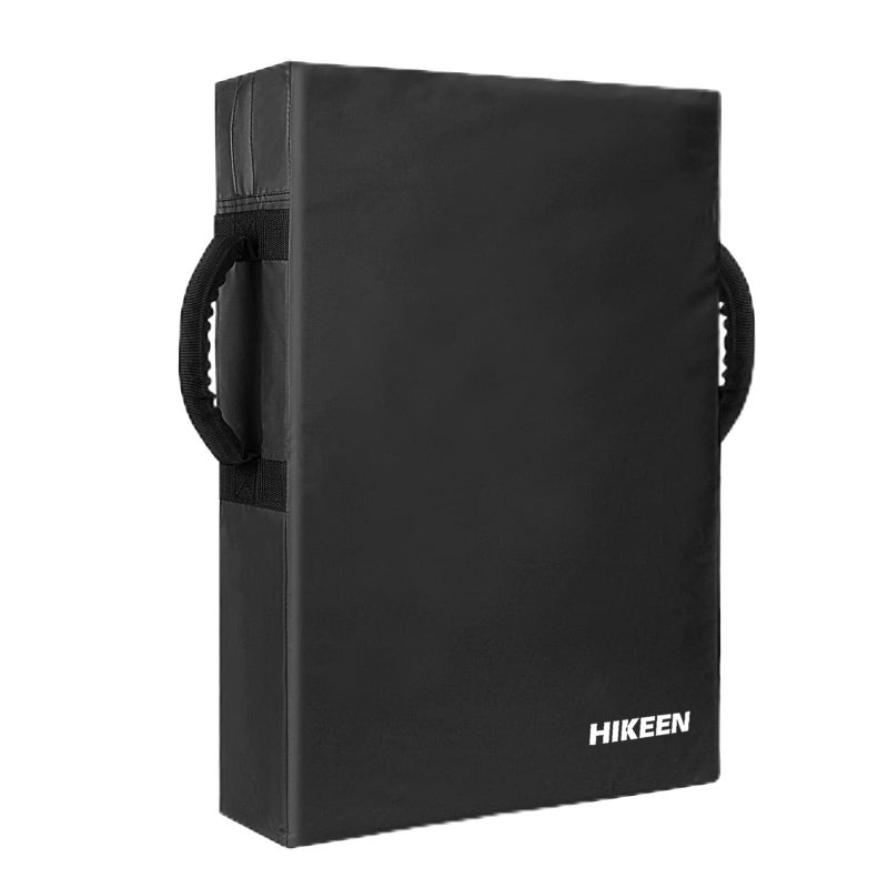 Hikeen Football Blocking Pad Training Equipment Denser Softer Foam Kick Pads for Football Basketball Hockey Lacrosse Tackle Dummy 24x16 Kick Shield Pad with Handles 1PCS