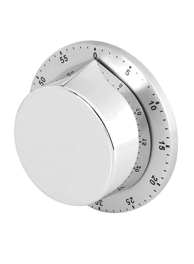 Countdown Mechanical Magnetic Timer Silver - Image 1