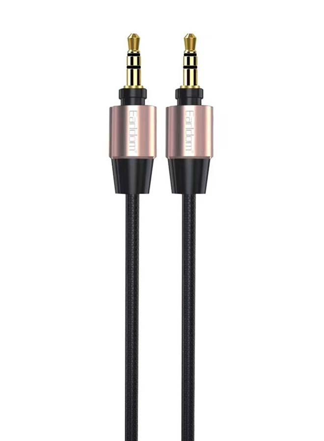 NIBEMINENT 3.5mm To AUX Audio Cable Gold