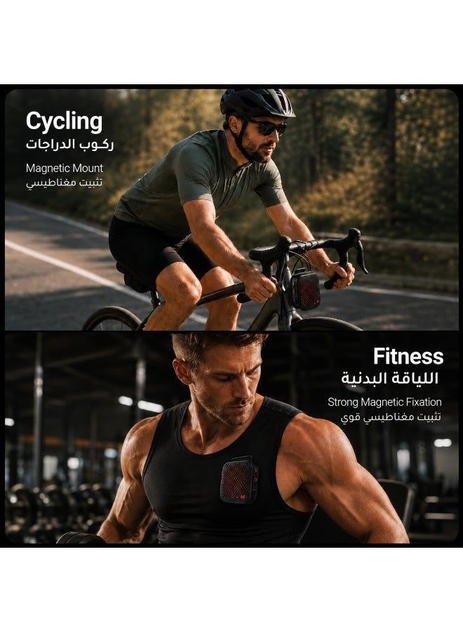 Monster  Bluetooth Speaker, Clip on Wireless Wearable Speaker for Hands-Free Calls and Music, Small Mini Portable Speaker for Workout, Cycling, Running, TWS, IPX7 Waterproof, 12H Playtime - Image 5