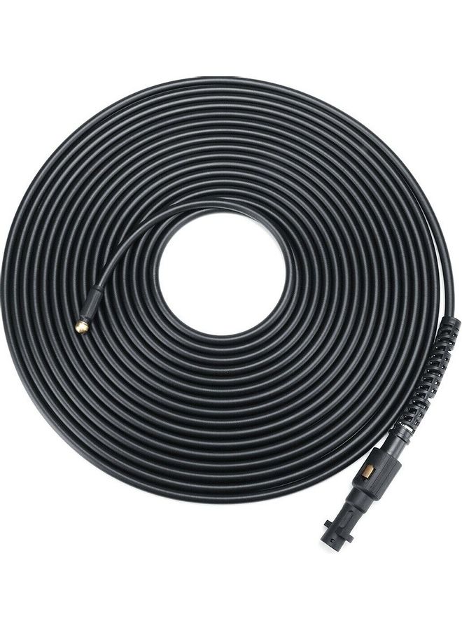 Loquat Pressure Washer Sewer Drain Cleaning Hose Tube Black 10meter - Image 5