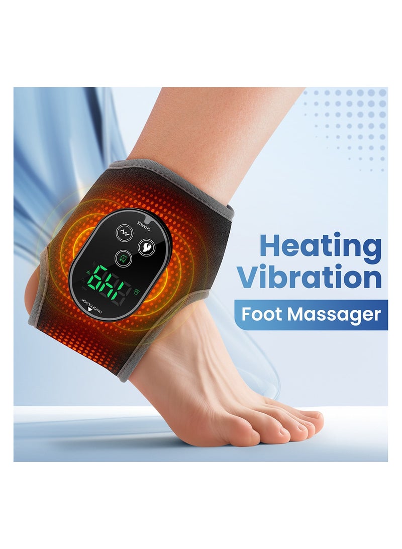 general Rechargeable Foot & Ankle Massager - 4 Gears Temperature Control & Vibration, 3 Timer Settings, Heated Foot Massager for Pain Relief - Image 4