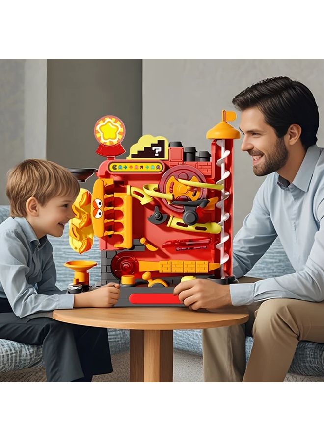Marble Run Toy 216 2Y Red Ball Bearing Educational Maze Game For Kids - Image 2