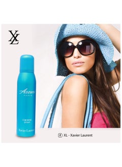 Xavier Laurent XL Azzura Paris Body Spray Por Feminine EDT 150ml  - Image 2