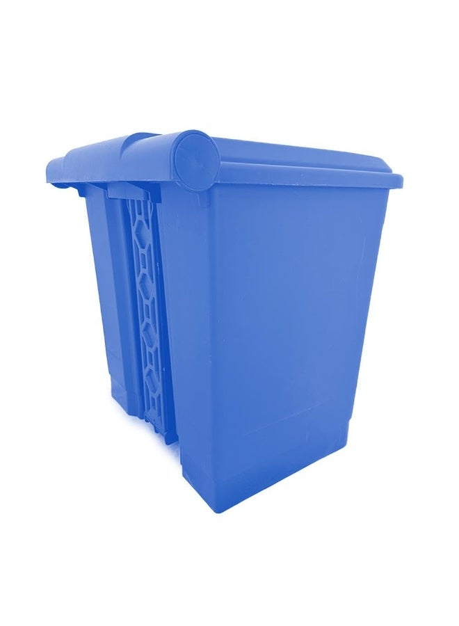 AKC Garbage Trash Can with Centre Pedal, High Density Polyethylene (HDPE) Heavy-Duty Plastic Bins (BLUE, 30 Liters)  - Image 3
