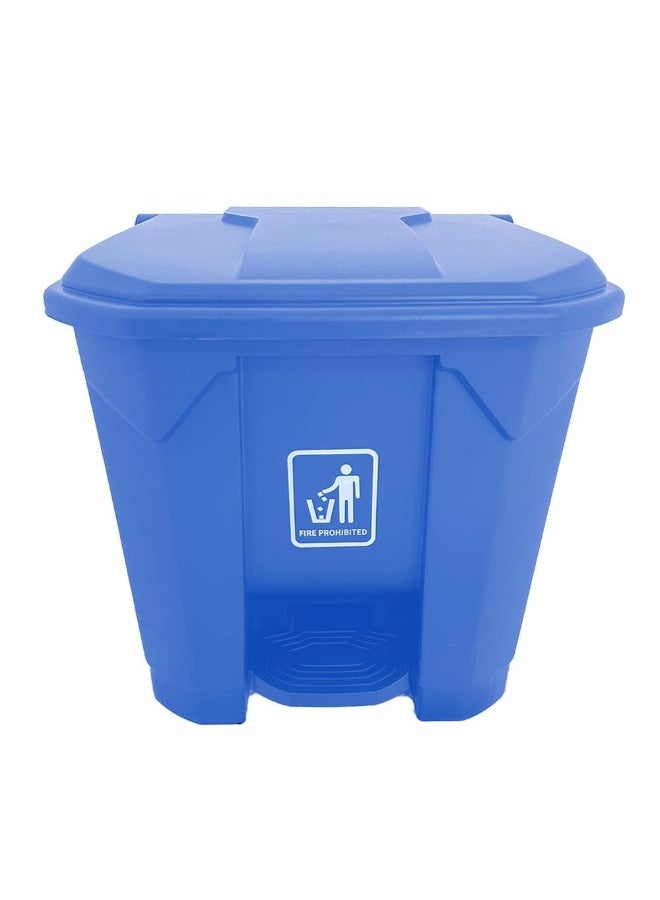 AKC Garbage Trash Can with Centre Pedal, High Density Polyethylene (HDPE) Heavy-Duty Plastic Bins (BLUE, 30 Liters)  - Image 2