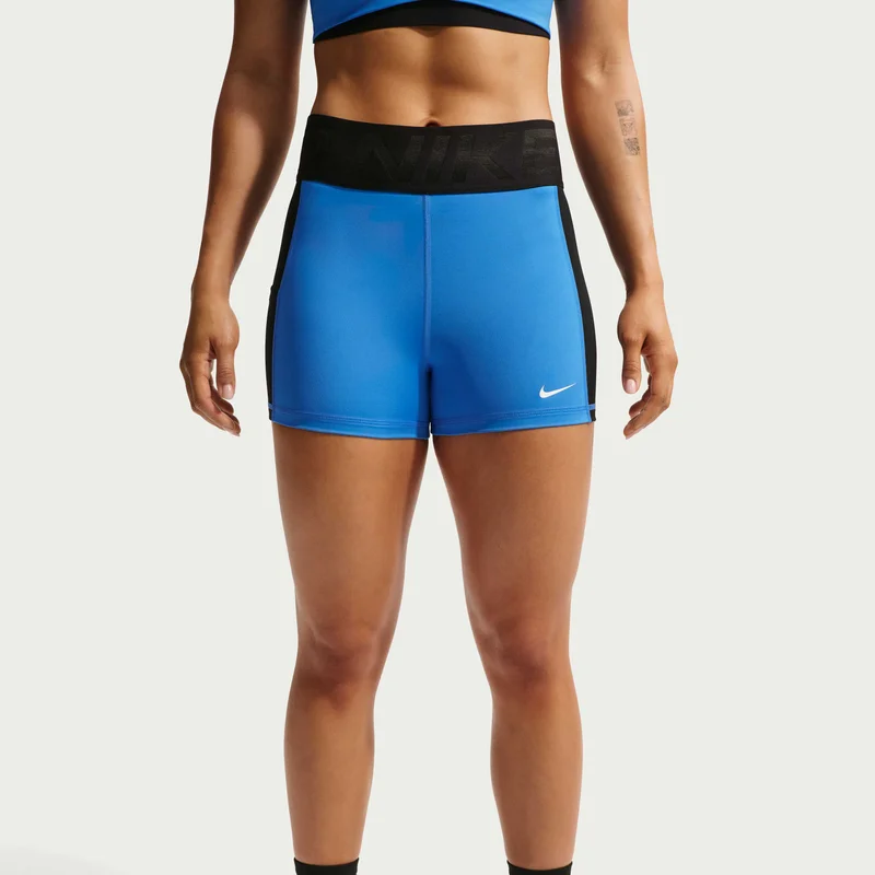 Nike Blue Women's Dri-FIT Pro Sculpt Bike Shorts for Women | Best Price UAE