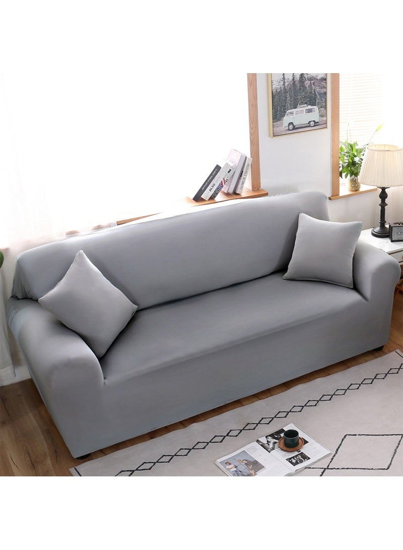 Sharpdo Solid Color Soft And Comfortable Elastic Sofa Cover With Retractable Length And Dust And Dirt Proof (Pillow case not included) - Image 2