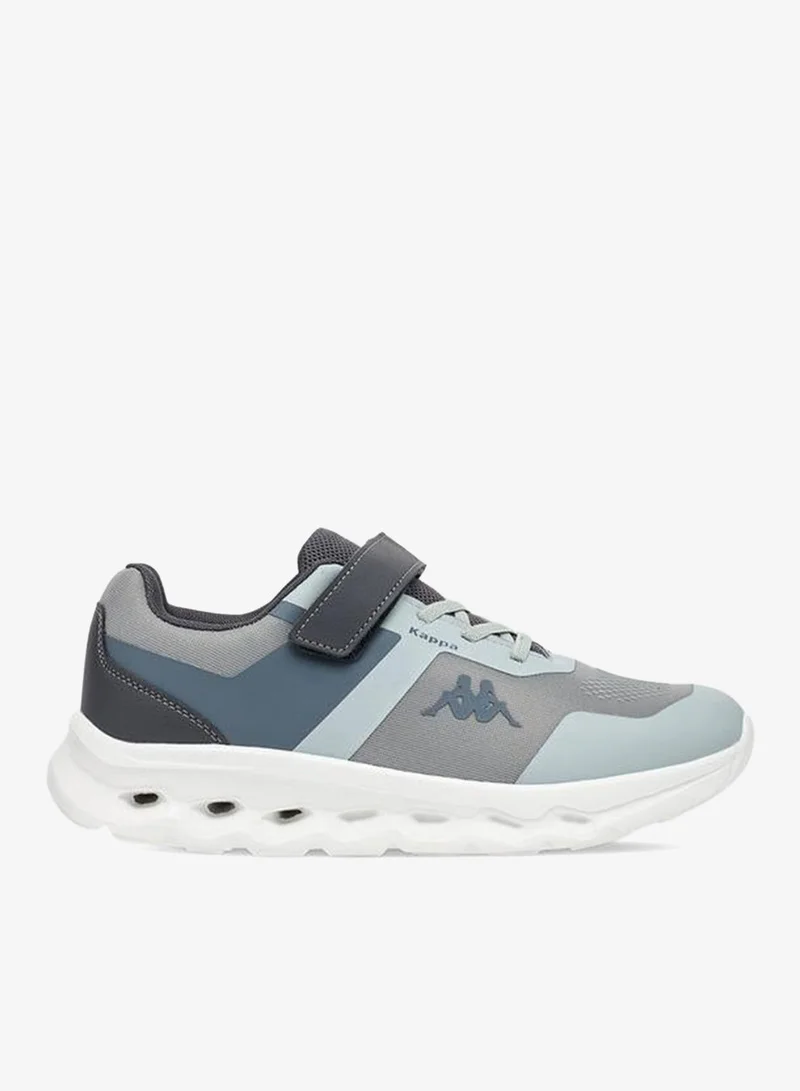 Kappa Boys Logo Print Hook & Loop Sports Shoes