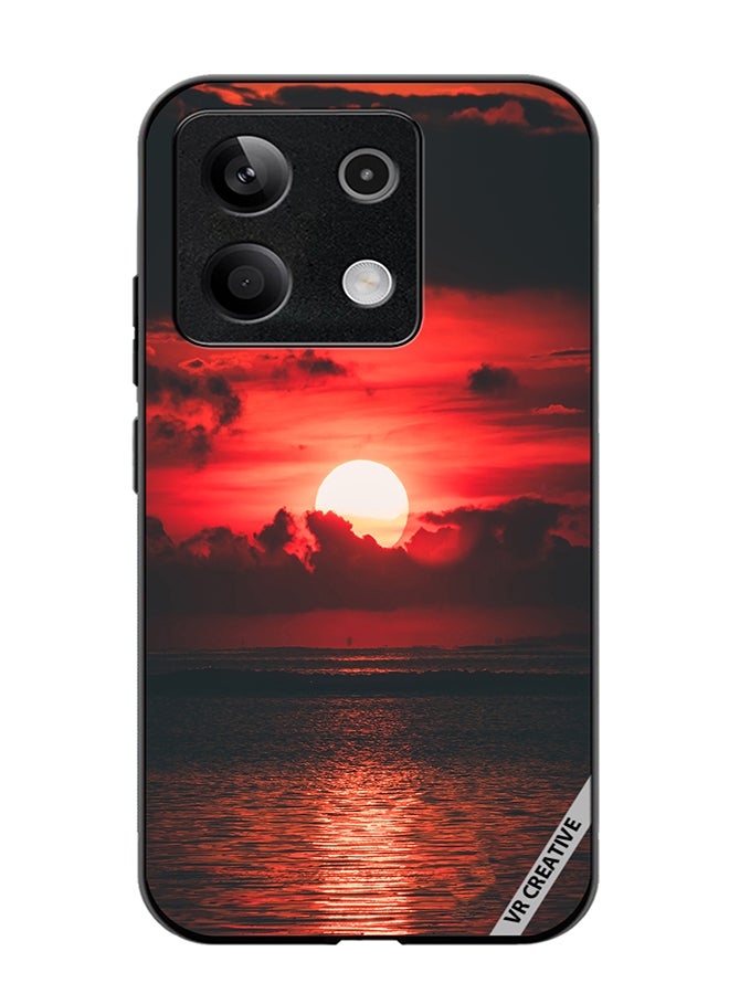 VR CREATIVE Protective Case Cover For Xiaomi Poco X6 Loving Sun Design Multicolour - Image 1