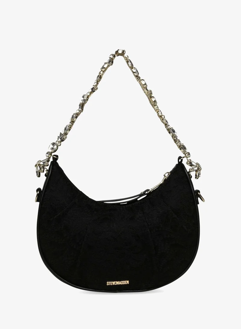 ستيف مادن Steve madden rosalia black/gold shoulder bag
