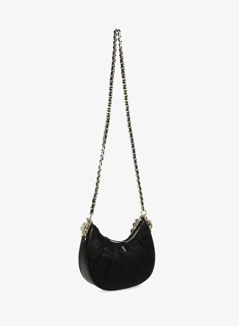 STEVE MADDEN BLACK MULTICOLOR Steve madden rosalia black/gold shoulder bag for Women | Best Price UAE