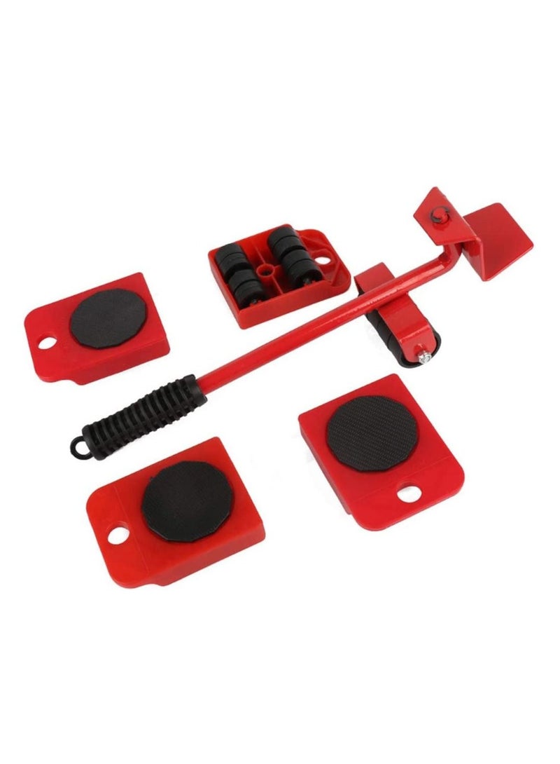 DubaiGallery Rotary Cutter 5Pcs Portable Plastic Hand Tool Set Furniture Transport Lifter Slide Mover Rollers - Image 2