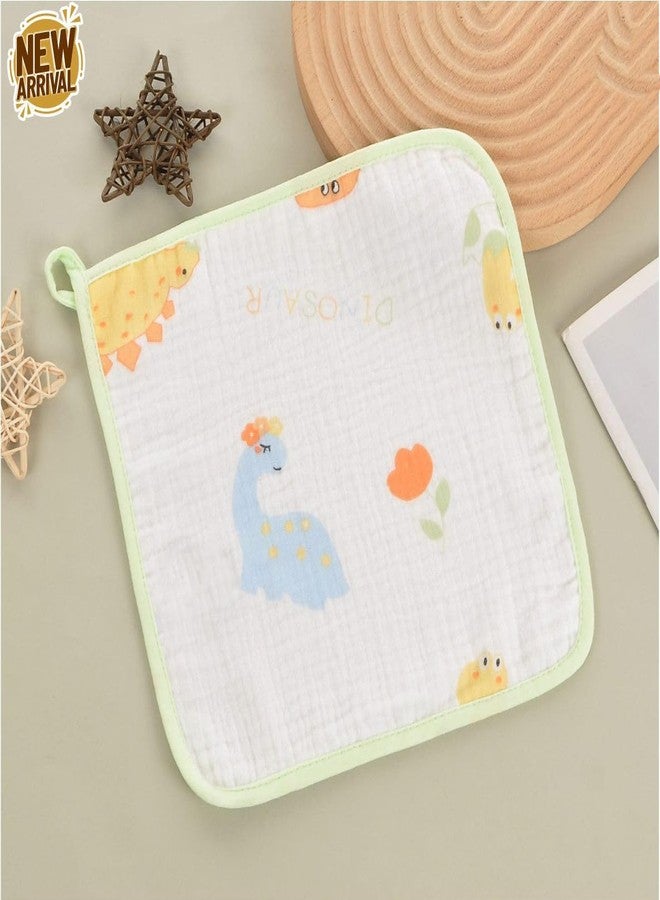 TERI BERI Premium Muslin Baby Washcloth – Ultra Soft Organic Cotton Face Towel for Newborns & Toddlers | Gentle Bath, Face & Feeding Wipes | Quick Dry, Reusable Baby Muslin Washcloth (5) - Image 3