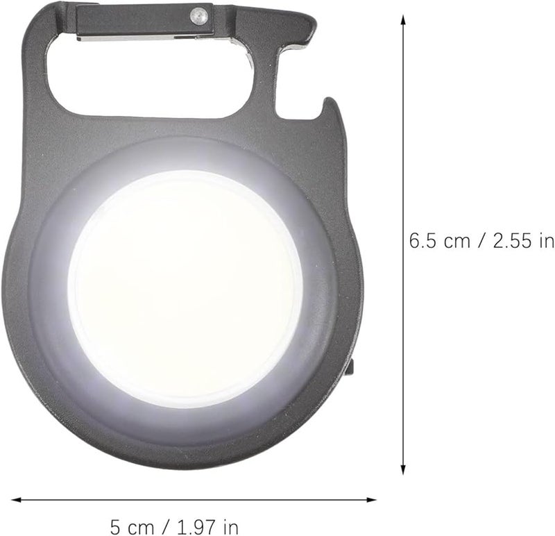 Mini Rechargeable Keychain Flashlight USB COB Light Portable Torch For Camping Hiking Emergency - Image 3