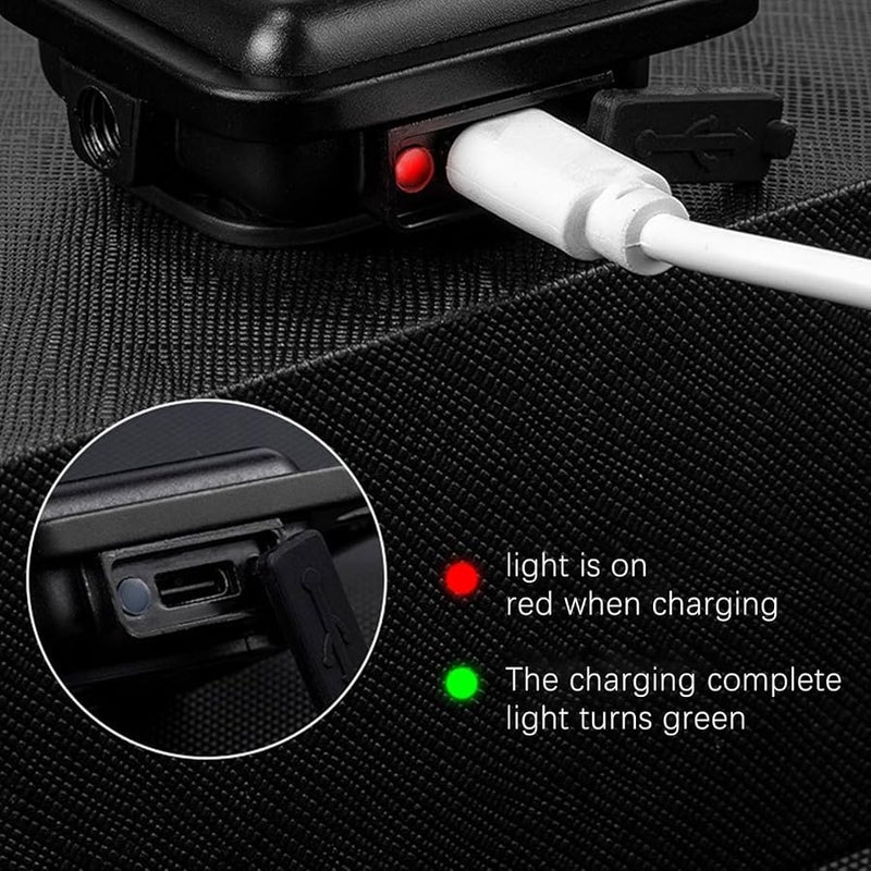 Mini Rechargeable Keychain Flashlight USB COB Light Portable Torch For Camping Hiking Emergency - Image 5