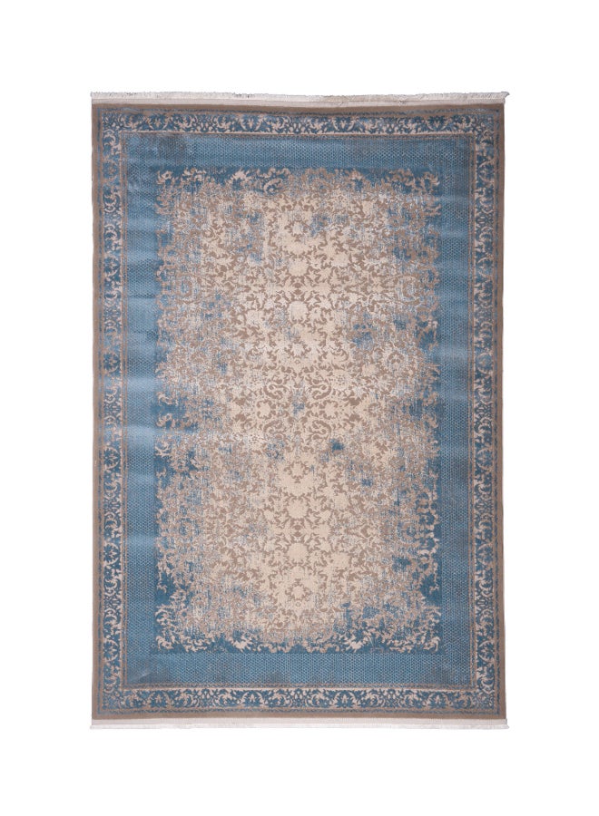 Almas Kavir Carpet Carpet Woven Rug in Soft Texture | Heritage Incense Design - Blue | Size - 150x225 cm (5x7 ft) | For Medium Sized Family room, Bedroom with queen beds, 4-6 seater Dinning area, Entry hallways & Foyers - Image 4